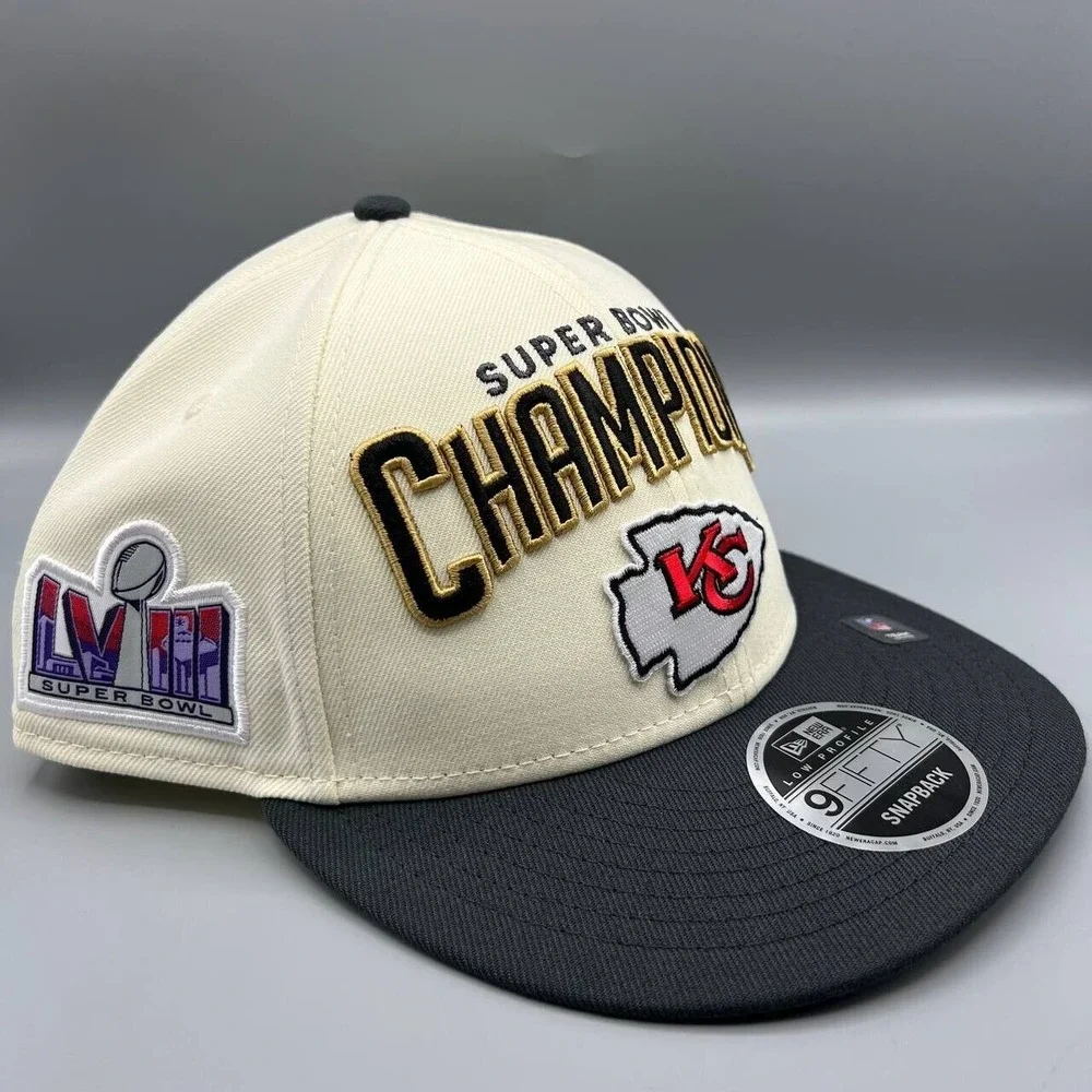 Kansas City Chiefs Hat Men Superbowl Champions LVIII 9Fifty New Era SnapBack Cap